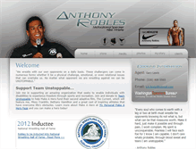 Tablet Screenshot of anthonyrobles.com